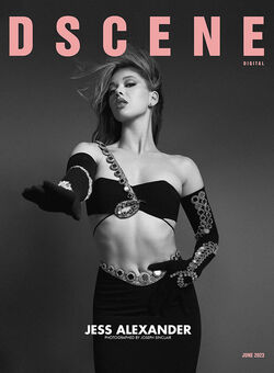 Jessica Alexander sexy for DSCENE Magazine - June 2023