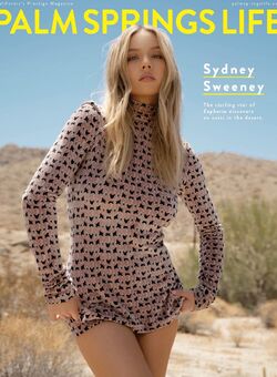 Sydney Sweeney sexy for Palm Springs Life Magazine